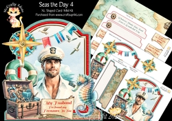 Seas the Day 4 XL Shaped Card Kit