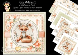 Foxy Wishes 1 6x6 Simply Cards 