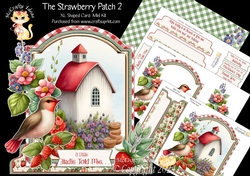 The Strawberry Patch 2 XL Shaped Card Kit