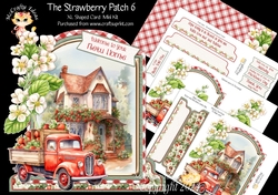 The Strawberry Patch 6 XL Shaped Card Kit