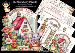The Strawberry Patch 8 XL Shaped Card Kit