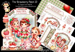 The Strawberry Patch 10 XL Shaped Card Kit