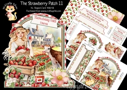 The Strawberry Patch 11 XL Shaped Card Kit