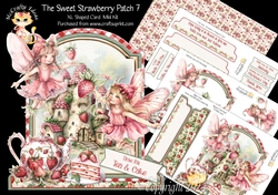 The Sweet Strawberry Patch 7 XL Shaped Card Kit