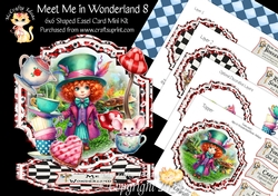 Meet Me in Wonderland 8 Shaped Easel