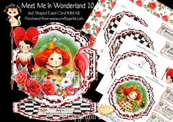 Meet Me in Wonderland 10 Shaped Easel