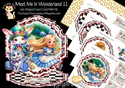 Meet Me in Wonderland 11 Shaped Easel