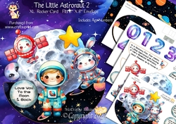 The Little Astronaut 2 XL Rocker Card 