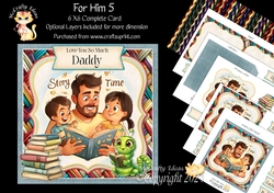 For Him 5 6x6 Simply Cards 
