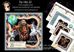 For Him 10 6x6 Simply Cards 