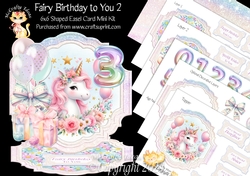 Fairy Birthday to You 2 Shaped Easel