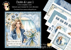 Denim & Lace 1 6x6 Simply Cards
