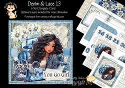 Denim & Lace 13 6x6 Simply Cards