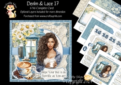 Denim & Lace 17 6x6 Simply Cards