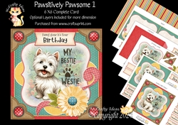 Pawsitively Pawsome 1 6x6 Simply Cards