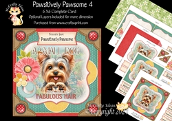 Pawsitively Pawsome 4 6x6 Simply Cards 