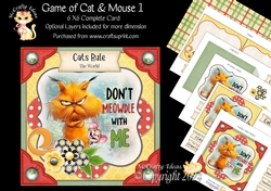 Game of Cat & Mouse 1 6x6 Simply Cards