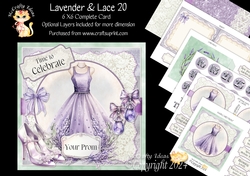 Lavender & Lace 20 6x6 Simply Cards