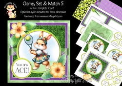 Game, Set & Match 5 6x6 Simply Cards