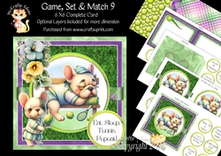 Game, Set & Match 9 6x6 Simply Cards 