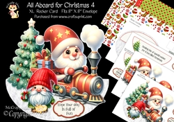 All Aboard for Christmas 4 XL Rocker Card
