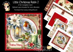 Little Christmas Robin 2 6x6 Simply Cards