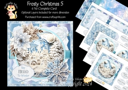 Frosty Christmas 5 6x6 Simply Cards 
