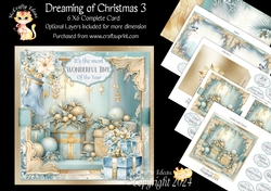 Dreaming of Christmas 3 6x6 Simply Cards 