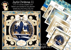 Joyful Christmas 11 Cut-Out Card Mini Kit