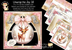 Unwrap the Joy 18 Cut-Out Card Mini Kit