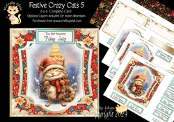 Festive Crazy Cats 5