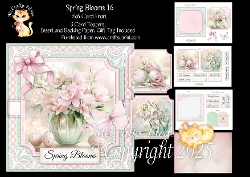 Spring Blooms 16 6x6