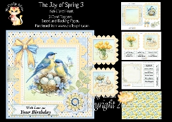 The Joy of Spring 3 6x6