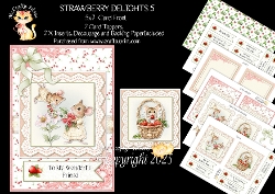 Strawberry Delights 5 5x7