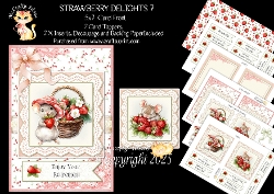 Strawberry Delights 7 5x7