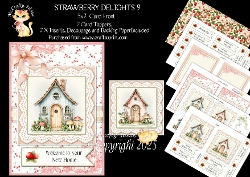 Strawberry Delights 9 5x7