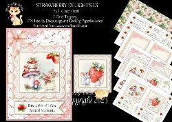 Strawberry Delights 13 5x7