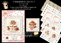 Strawberry Delights 17 5x7