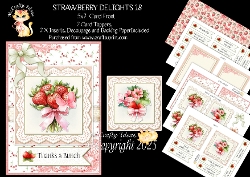 Strawberry Delights 18 5x7
