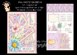 Fan-tastic Daisies 4 5x7