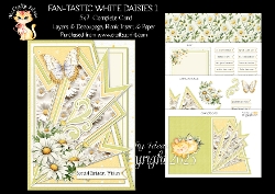 Fan-tastic White Daisies 1 5x7
