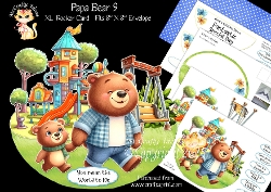 Papa Bear 9 Rocker Card Mini Kit