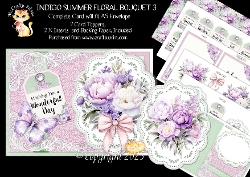 Indigo Summer Floral Bouquet 3