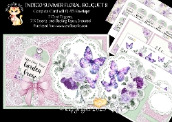 Indigo Summer Floral Bouquet 8