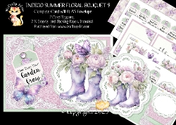 Indigo Summer Floral Bouquet 9