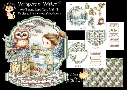 Whispers of Winter 5 Shaped Easel