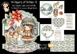 Whispers of Winter 8 Shaped Easel