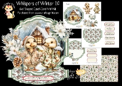 Whispers of Winter 10 Shaped Easel