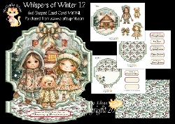 Whispers of Winter 12 Shaped Easel