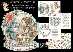 Whispers of Winter 16 Shaped Easel